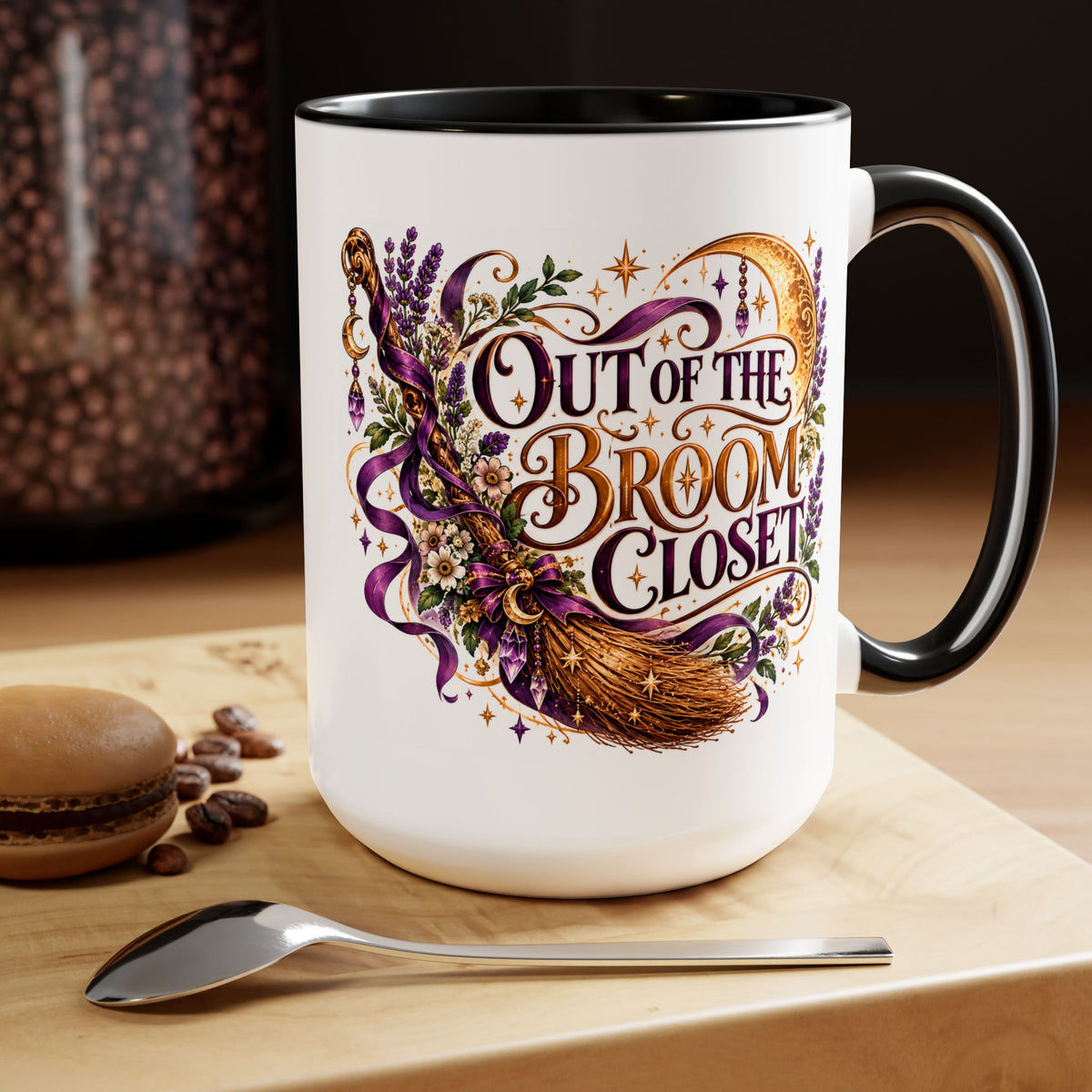 OUT OF THE BROOM CLOSET Witch Mug