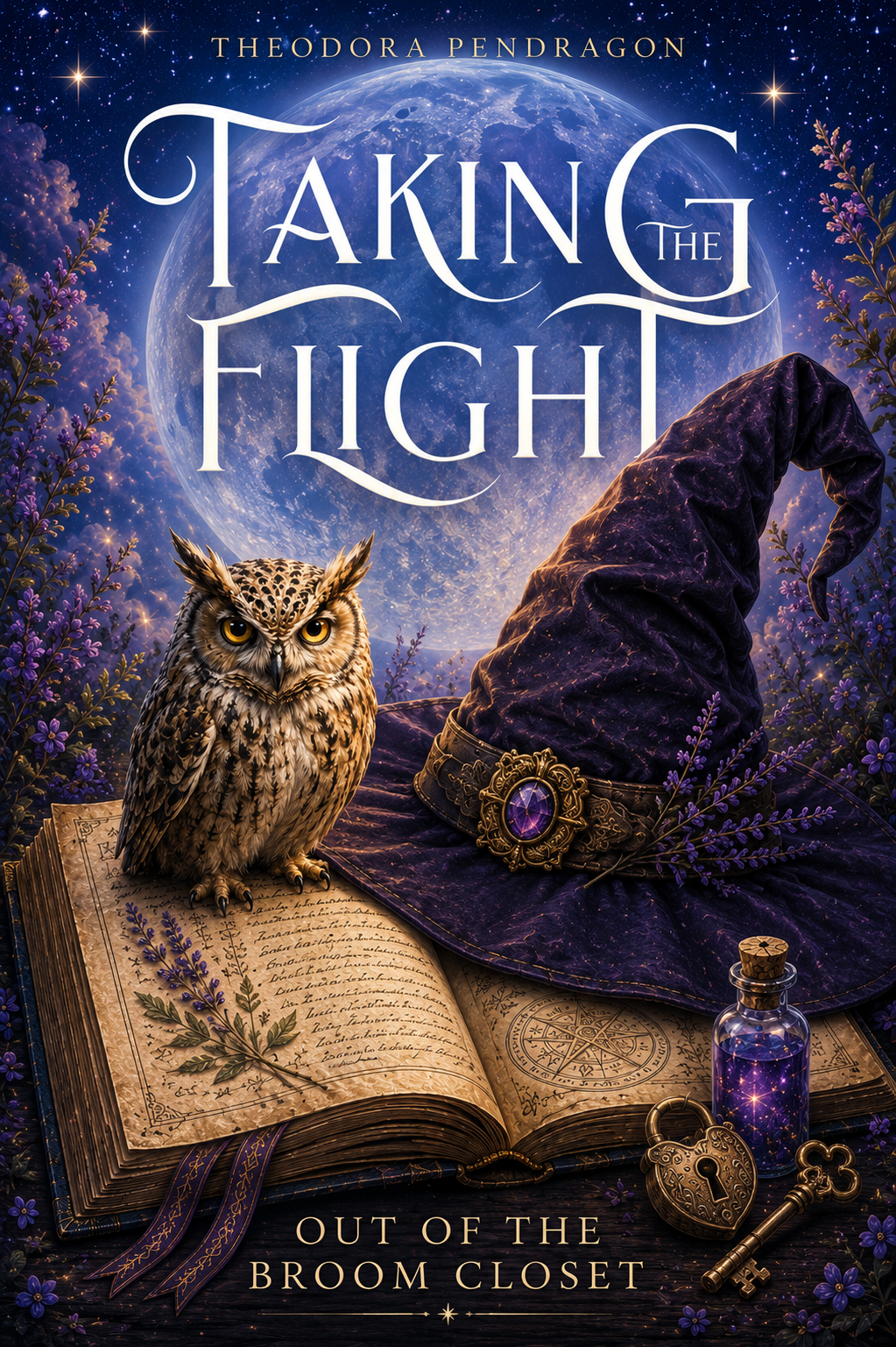 Taking the Flight by Theodora Pendragon book cover
