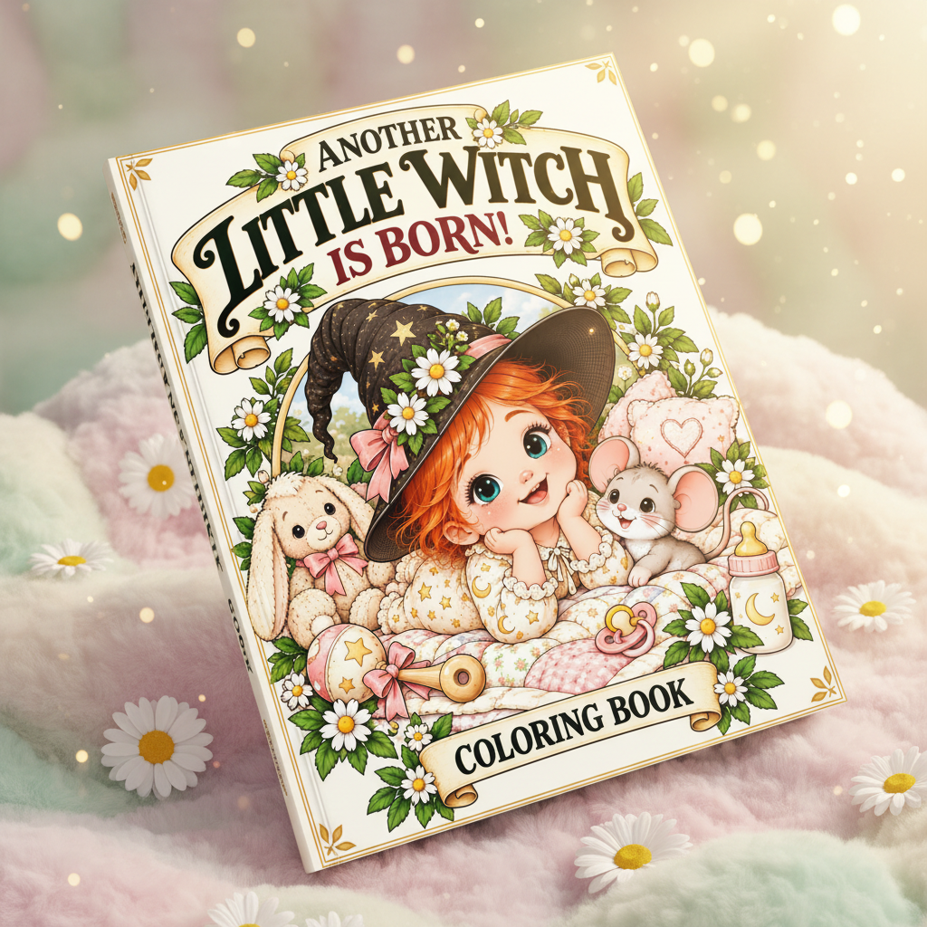 LITTLE WITCH: Another Little Witch is Born! Coloring Book